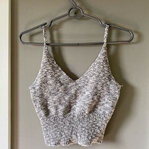 Knitted Fabric Crop Top
